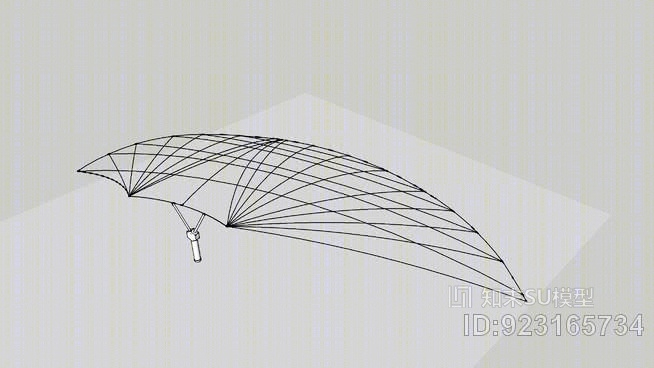 钢丝网雨棚SU模型下载【ID:923165734】