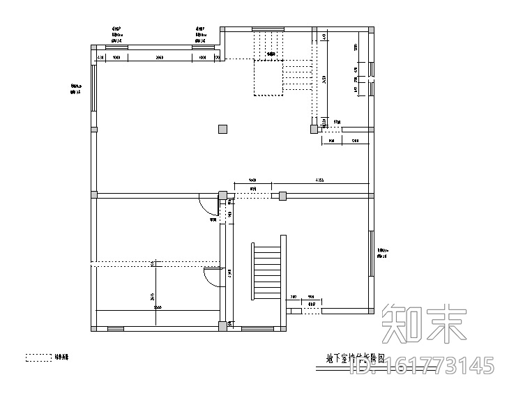 [江苏]美式古典风格500平米联体别墅设计施工图（附效果...cad施工图下载【ID:161773145】