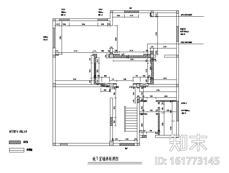 [江苏]美式古典风格500平米联体别墅设计施工图（附效果...cad施工图下载【ID:161773145】