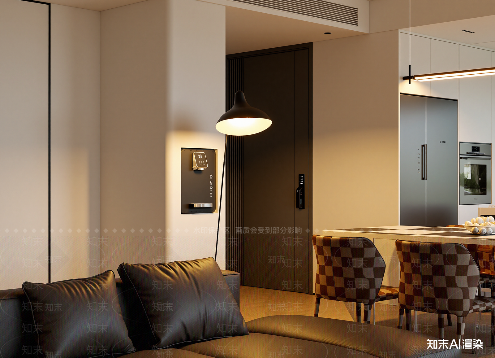 意式客餐厅3D模型下载【ID:1215088431】
