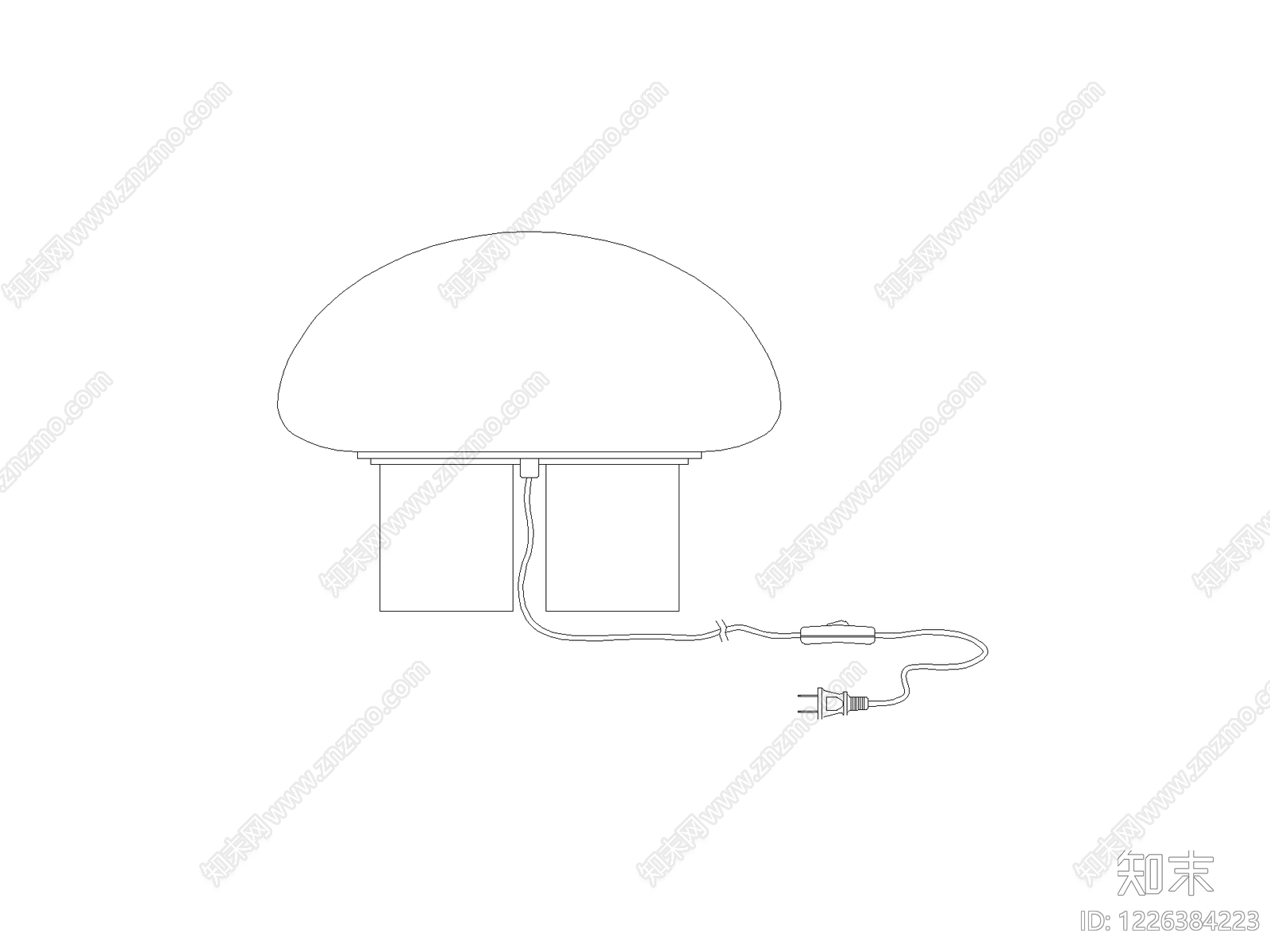 灯具图块cad施工图下载【ID:1226384223】