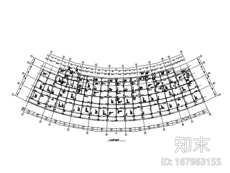 11层弧形中医院施工图下载【ID:167963155】