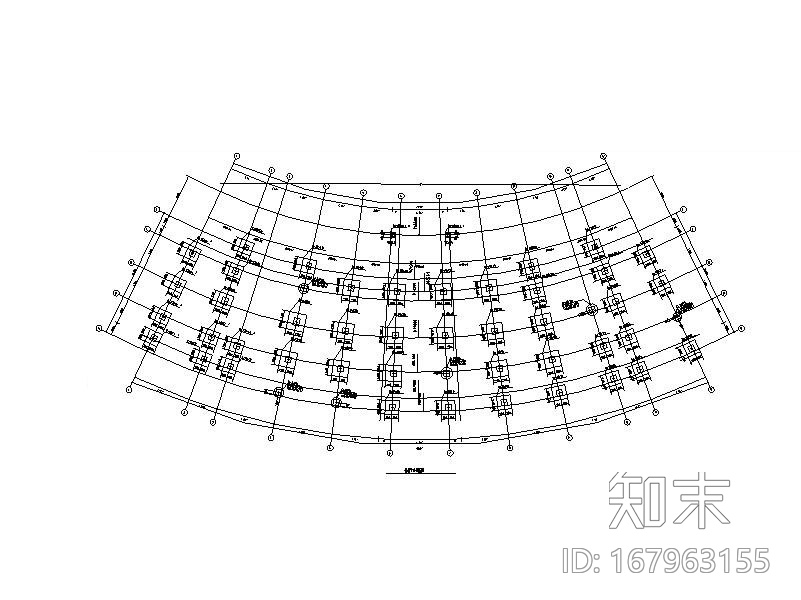 11层弧形中医院施工图下载【ID:167963155】