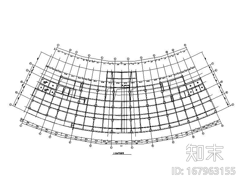 11层弧形中医院施工图下载【ID:167963155】
