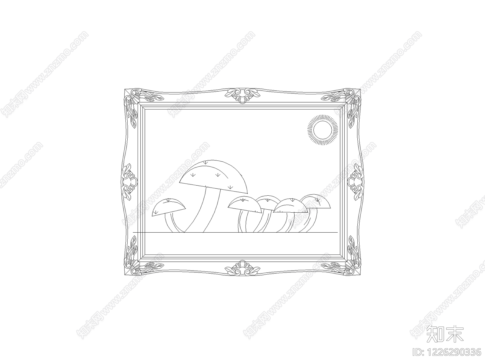 挂画CAD图纸