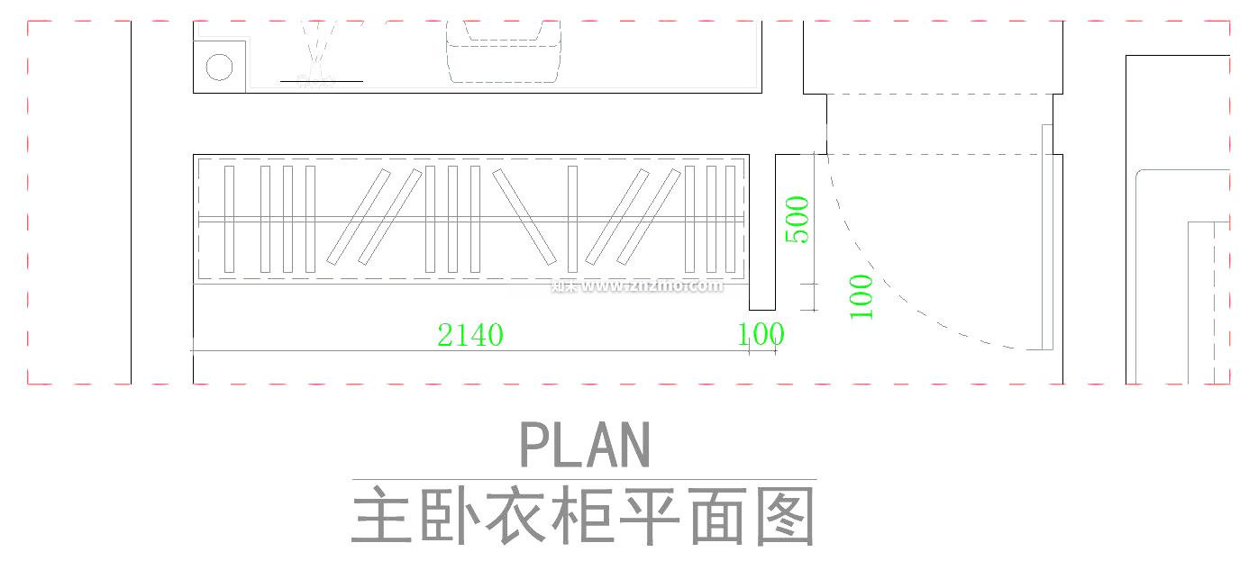 衣柜施工图下载【ID:178872153】