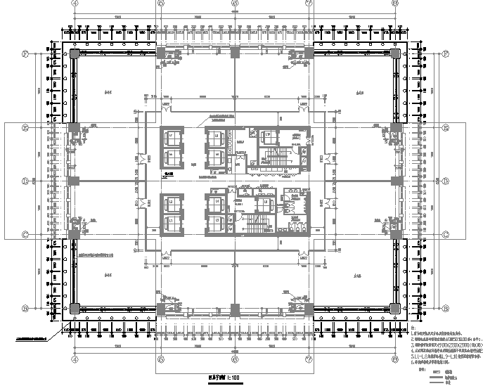 黄浦区104地块施工图归档（含机电、结构图纸）cad施工图下载【ID:149938175】