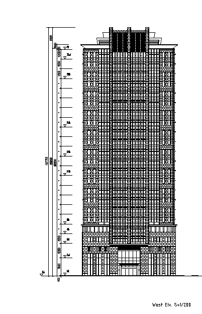 黄浦区104地块施工图归档（含机电、结构图纸）cad施工图下载【ID:149938175】