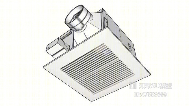 电风扇吊扇SU模型下载【ID:719251603】