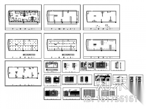 某儿童家具专卖店装修图cad施工图下载【ID:161756161】