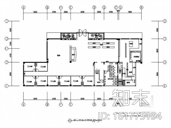 [苏州]度假休闲酒楼局部室内装修图施工图下载【ID:161775194】