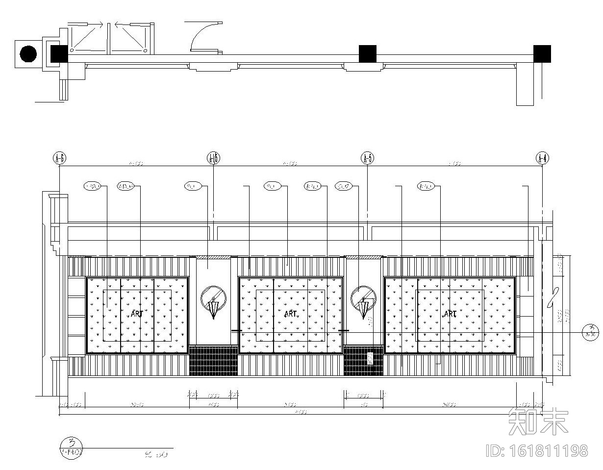 [安徽]某大型休闲会所内部装修施工图设计（附效果图）cad施工图下载【ID:161811198】