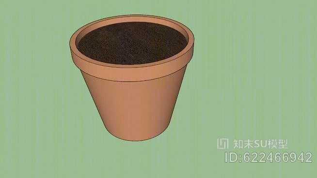 粘土锅W土SU模型下载【ID:622466942】