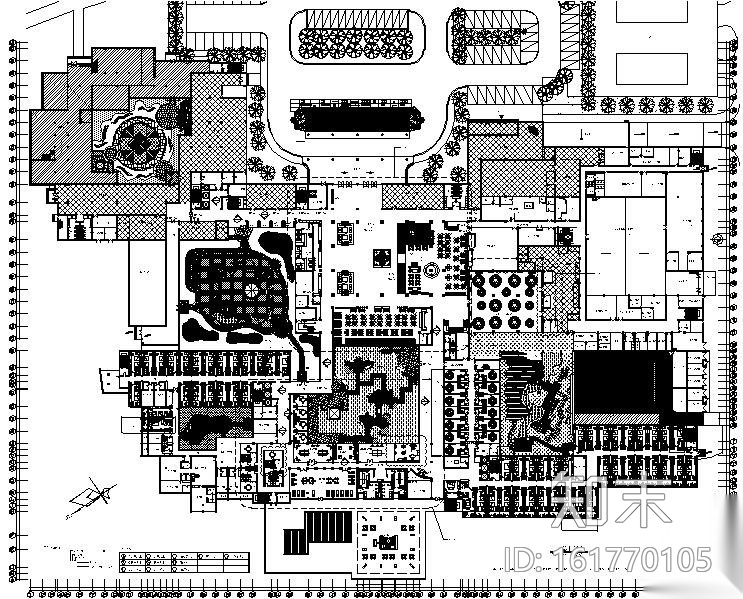 [广西]桂林桂山大酒店室内改造工程施工图（附效果图）cad施工图下载【ID:161770105】