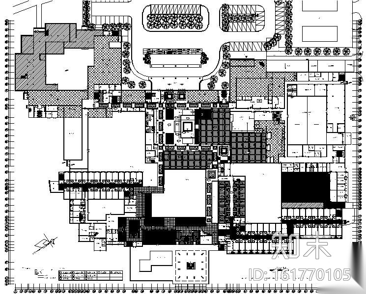 [广西]桂林桂山大酒店室内改造工程施工图（附效果图）cad施工图下载【ID:161770105】