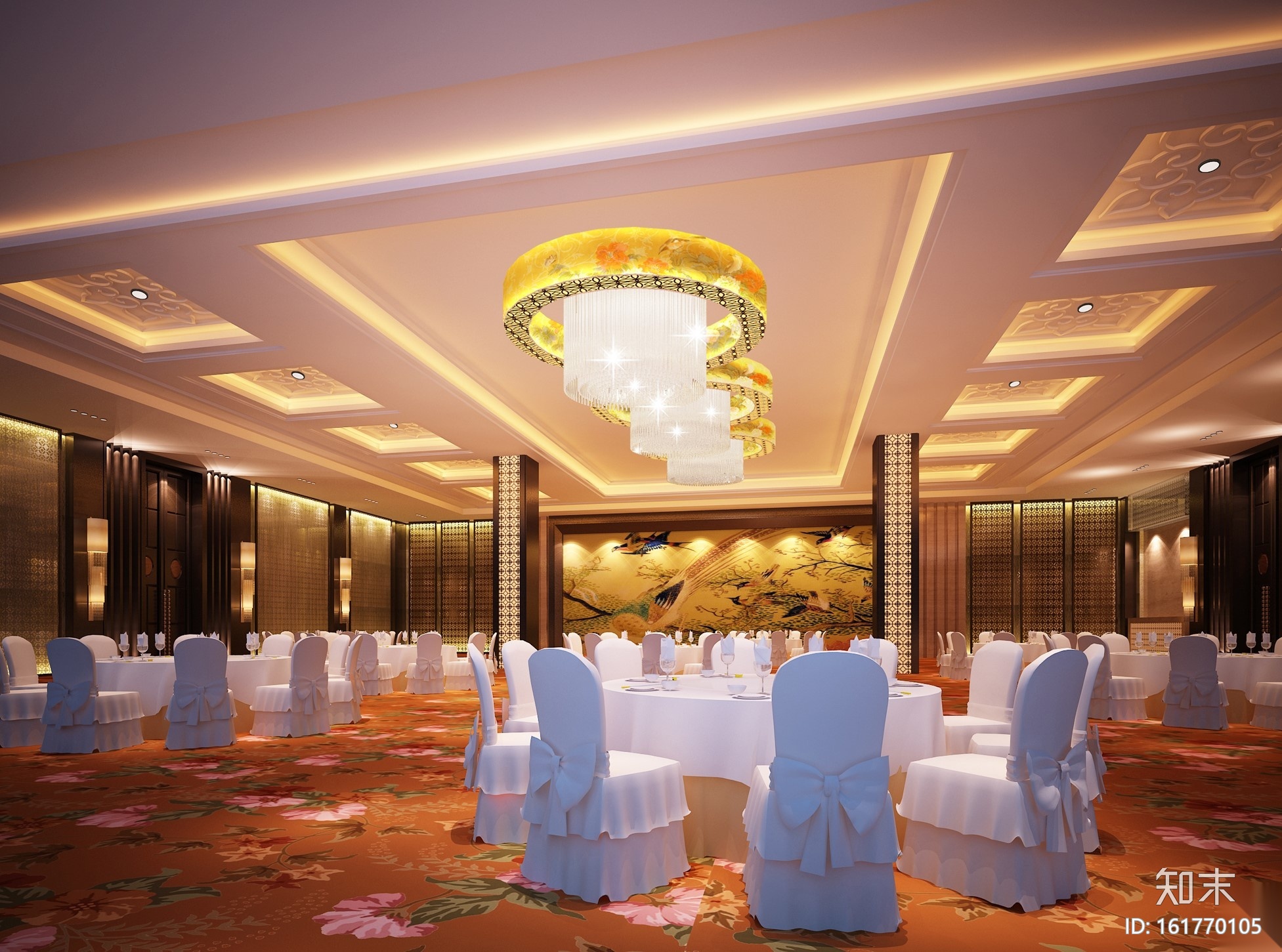 [广西]桂林桂山大酒店室内改造工程施工图（附效果图）cad施工图下载【ID:161770105】