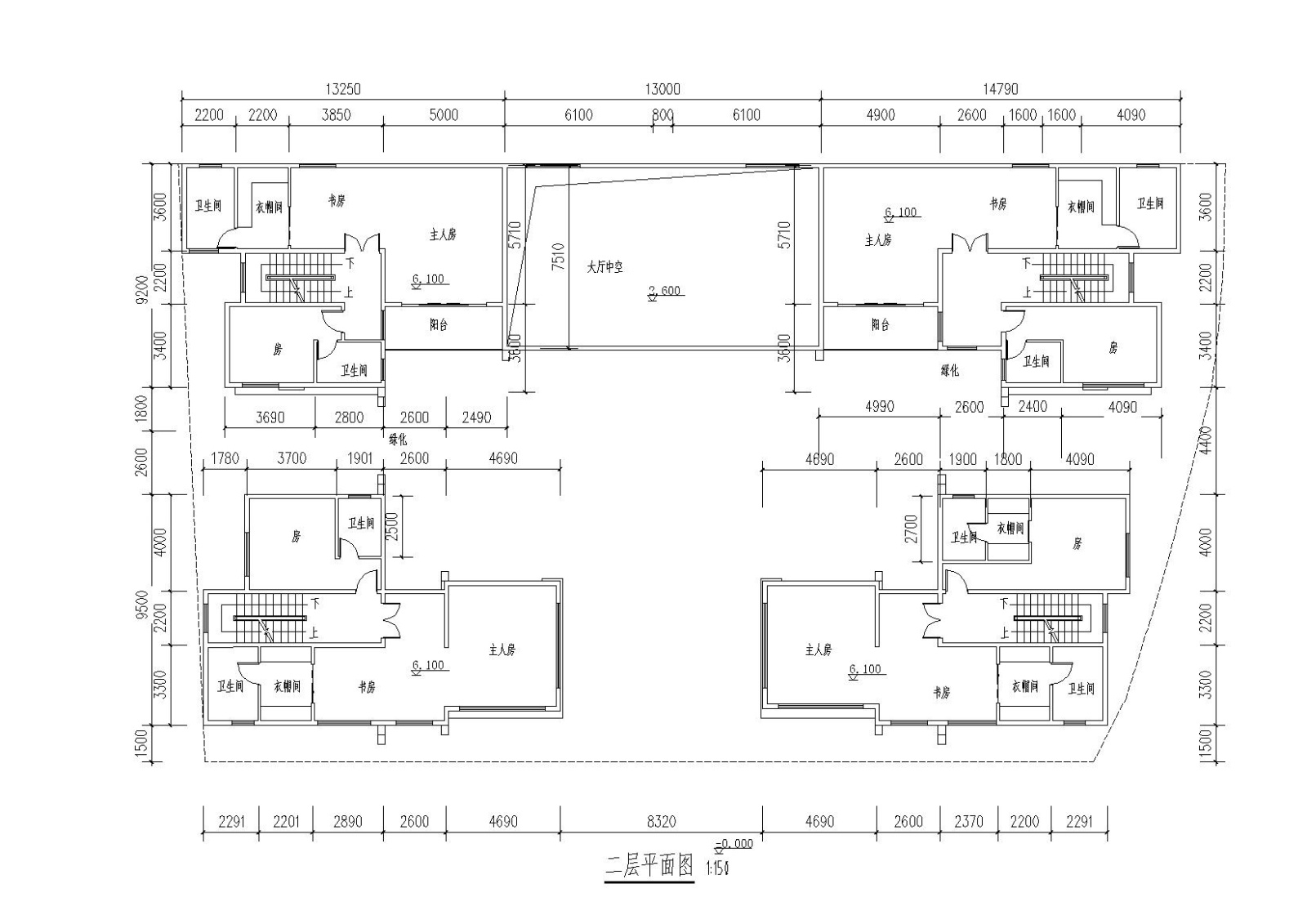 中式风格四合院住宅建筑方案设计施工图（CAD+效果图）施工图下载【ID:160718192】