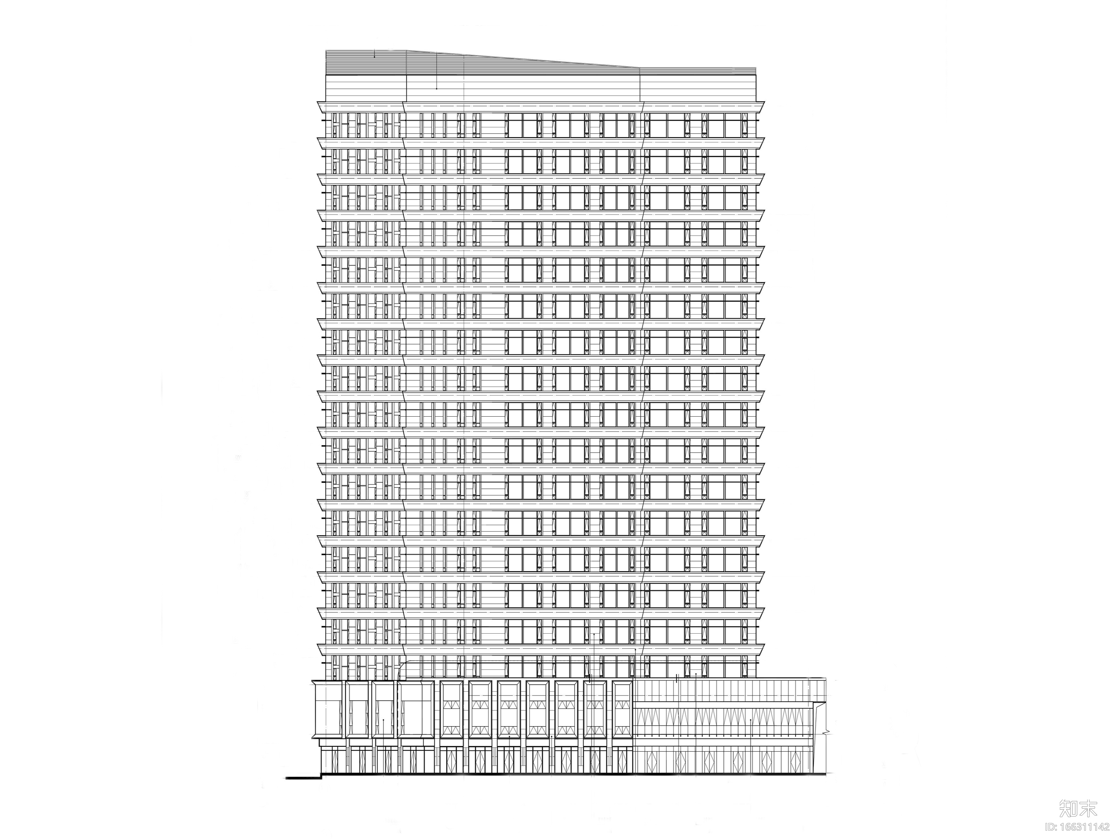 北京商务型公寓_商业建筑建筑施工图（PDF）cad施工图下载【ID:166311142】