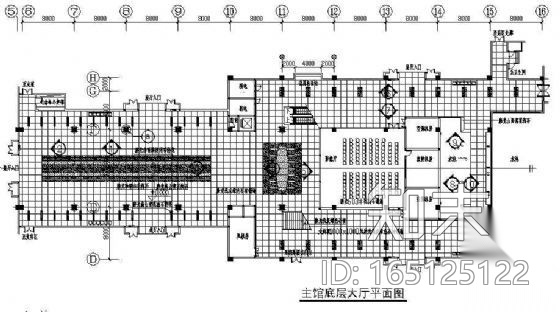 某省博物馆装修图cad施工图下载【ID:165125122】