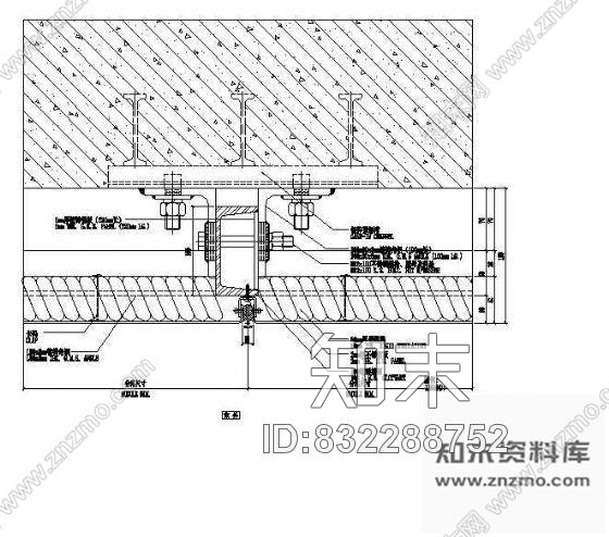 图块/节点不锈钢板幕墙安装节点cad施工图下载【ID:832288752】