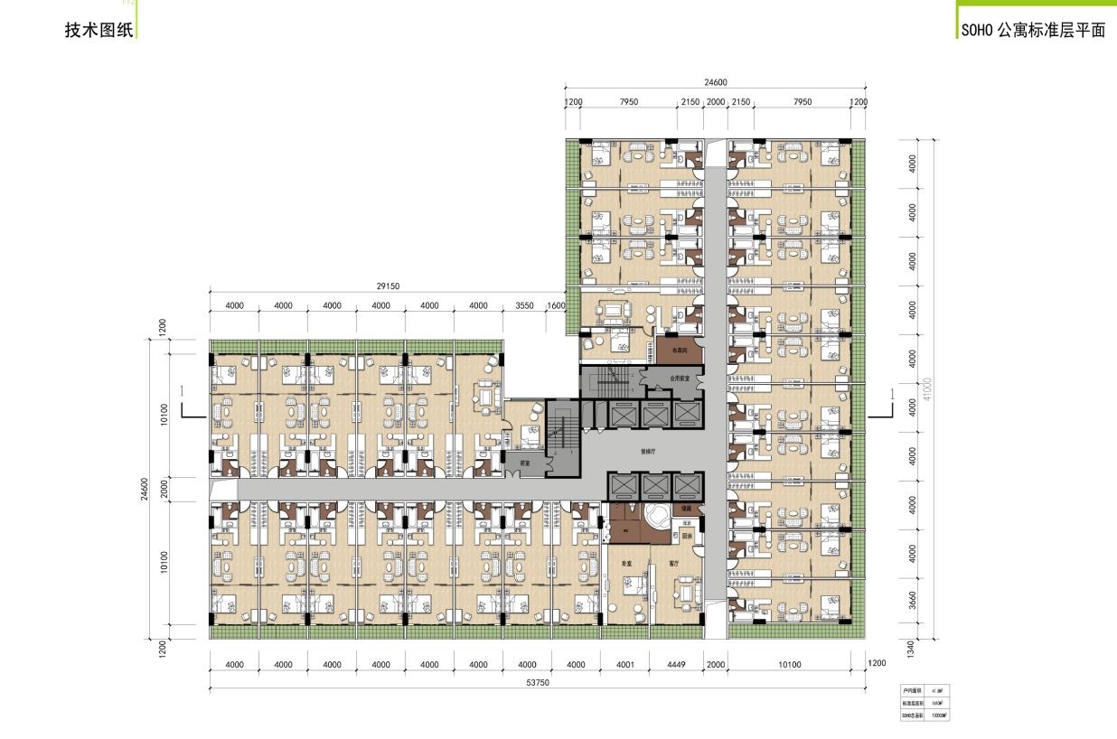 [广东]现代风格百米“大魔方造型”商业综合体建筑设计...cad施工图下载【ID:166310179】