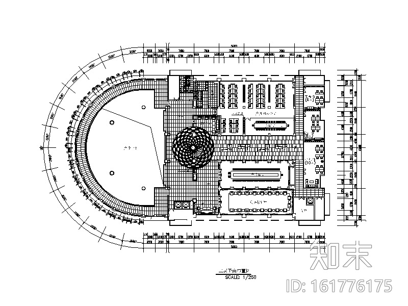 [山东]现代风格办公楼设计施工图（含效果图）cad施工图下载【ID:161776175】