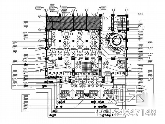 [海南]国际度假酒店情趣酒吧装修设计施工图施工图下载【ID:164847148】