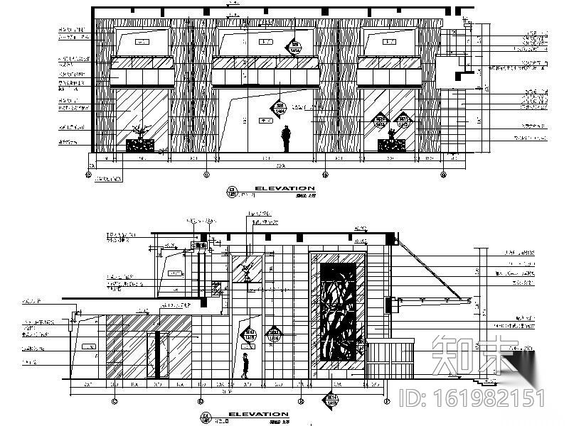 [苏州]某国际商务城公寓酒店设计图（含效果）cad施工图下载【ID:161982151】