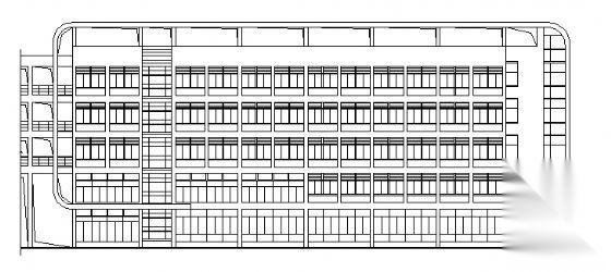 宜昌市某七层医院住院楼规划设计方案cad施工图下载【ID:151592197】