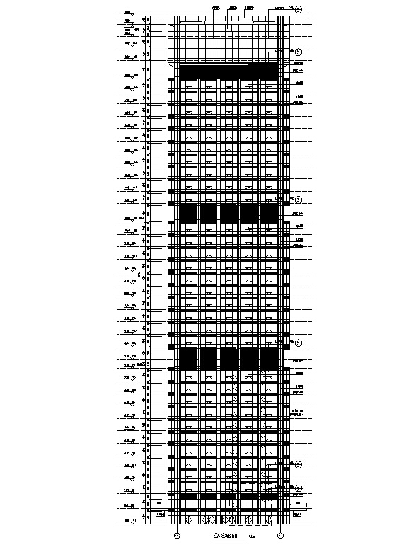 [北京]超高层办公广场A、B两座建筑施工图（含水暖电及...cad施工图下载【ID:167931166】