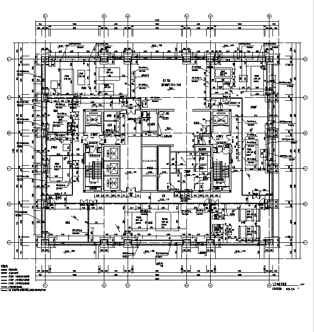 [北京]超高层办公广场A、B两座建筑施工图（含水暖电及...cad施工图下载【ID:167931166】