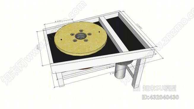 DIY陶轮SU模型下载【ID:432040430】