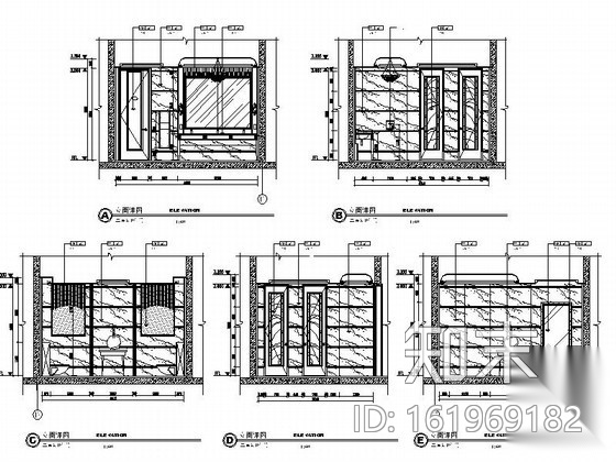 [山东]某奢华五星级大酒店会议区施工图施工图下载【ID:161969182】