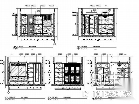 [山东]某奢华五星级大酒店会议区施工图施工图下载【ID:161969182】