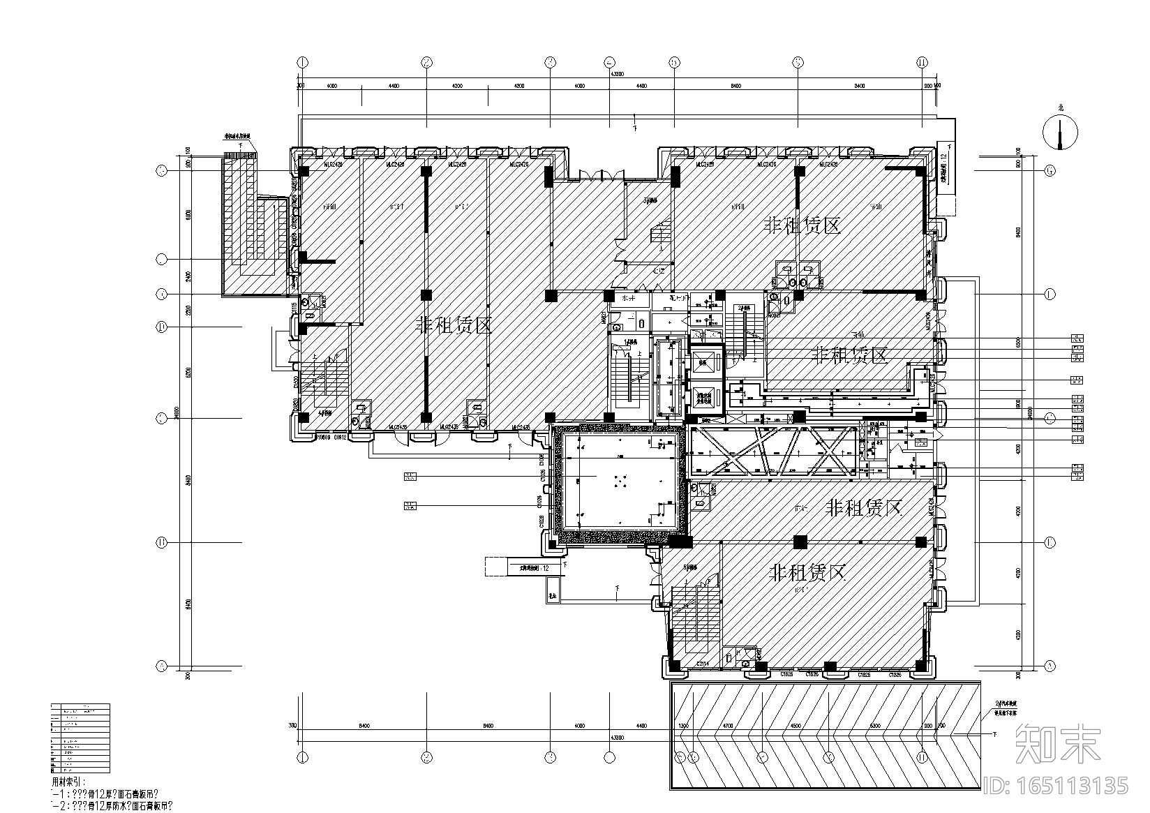 [河南]郑州航空巷商务酒店施工图_附效果图cad施工图下载【ID:165113135】