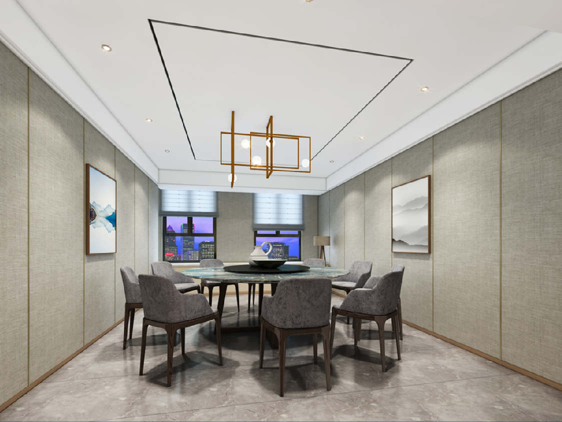 [河南]郑州航空巷商务酒店施工图_附效果图施工图下载【ID:165113135】