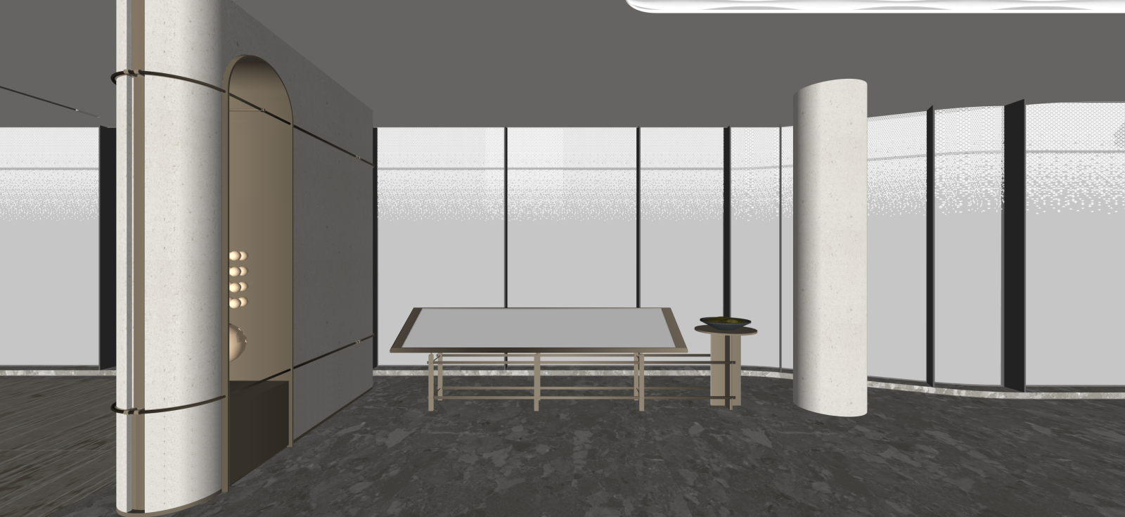 现代企业文化展厅SU模型下载【ID:1222195291】
