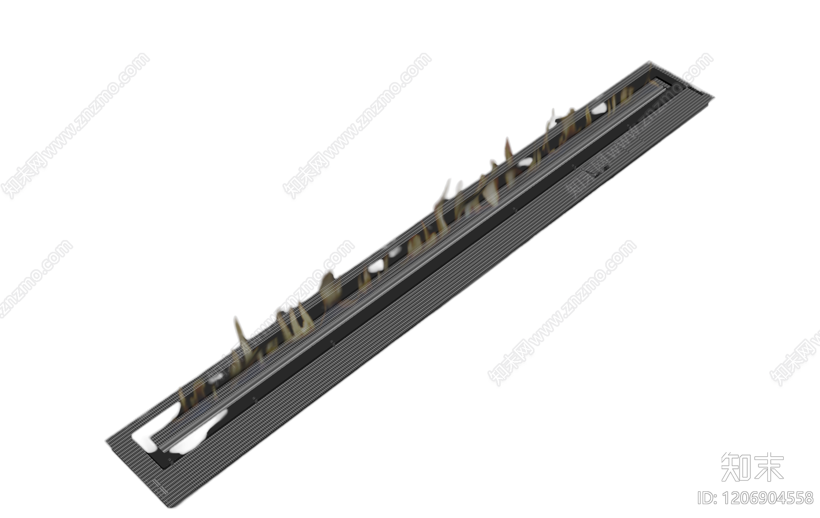 线性壁炉装饰组件3D模型下载【ID:1206904558】