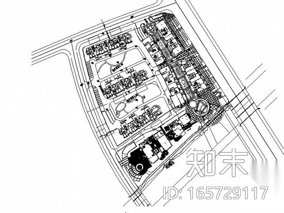 [上海]某办公楼局部区域施工图设计cad施工图下载【ID:165729117】