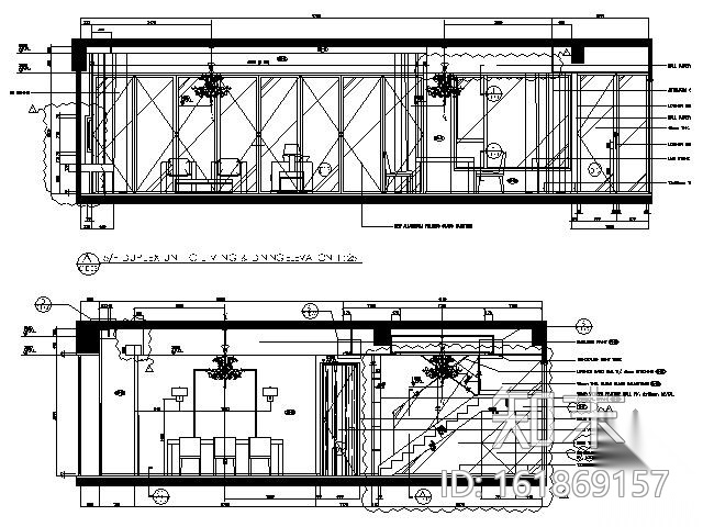 [香港]现代经典山顶别墅施工图（含实景）cad施工图下载【ID:161869157】