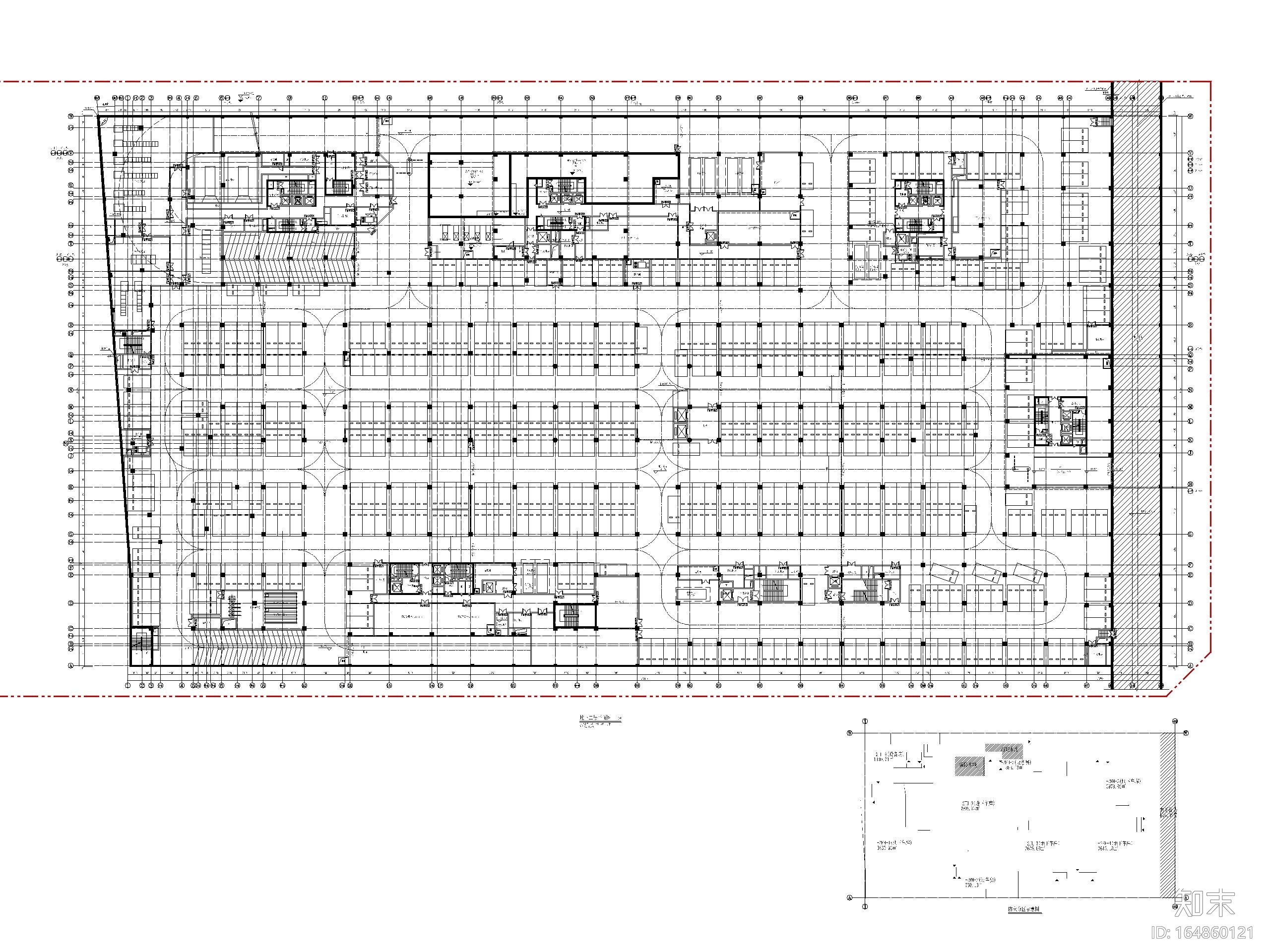 珠海高层商业广场综合体建筑扩初图（CAD）施工图下载【ID:164860121】