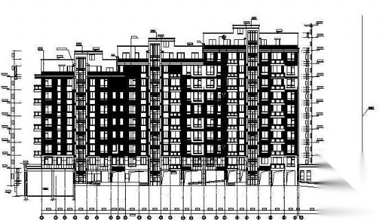 某市十二层住宅楼建筑施工图cad施工图下载【ID:149851144】
