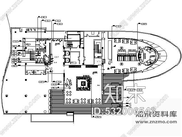 施工图苏州五星假日酒店巴西烤肉施工图cad施工图下载【ID:532006543】