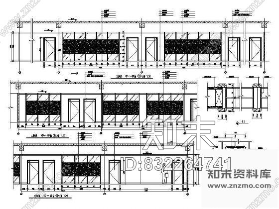 图块/节点银行走道详图cad施工图下载【ID:832264741】