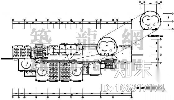 深圳市某多层住宅楼建筑配套幼儿园cad施工图下载【ID:166317174】
