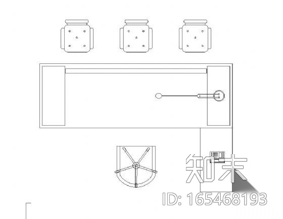 办公家具综合图块集施工图下载【ID:165468193】