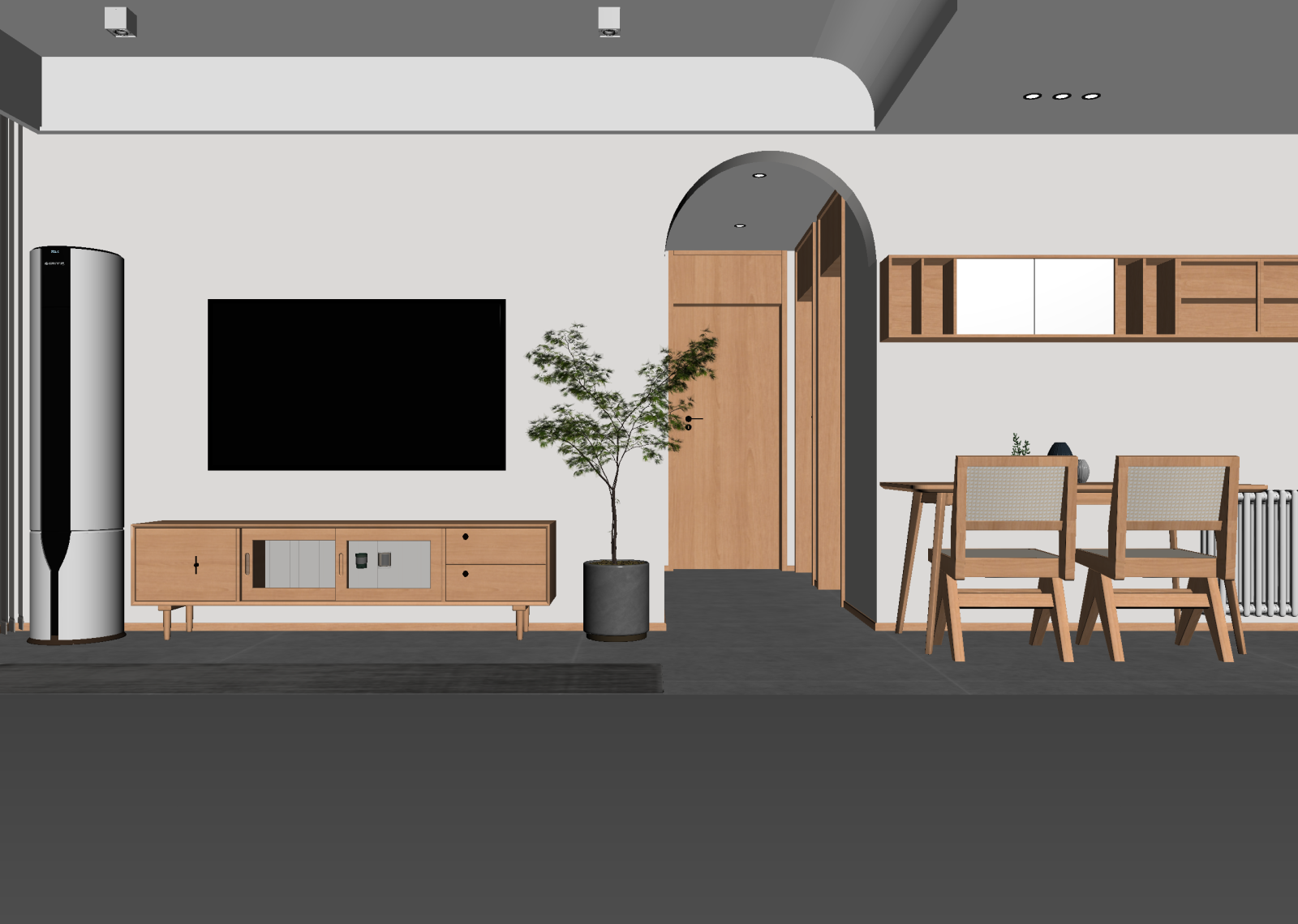 现代客餐厅3D模型下载【ID:1214715376】