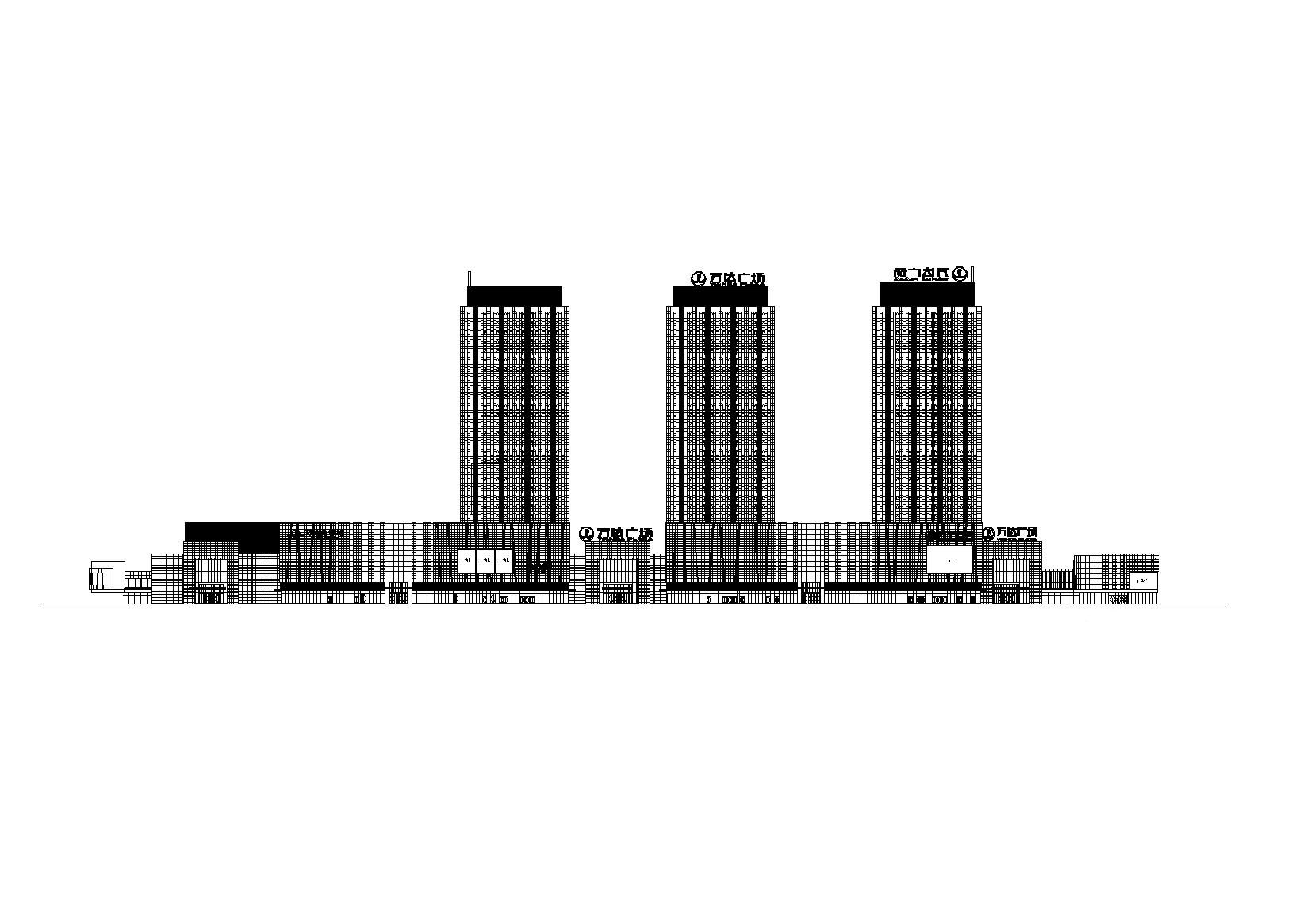 [宁夏]银川万达商业综合体高层办公建筑设计施工图（文本...施工图下载【ID:165423173】