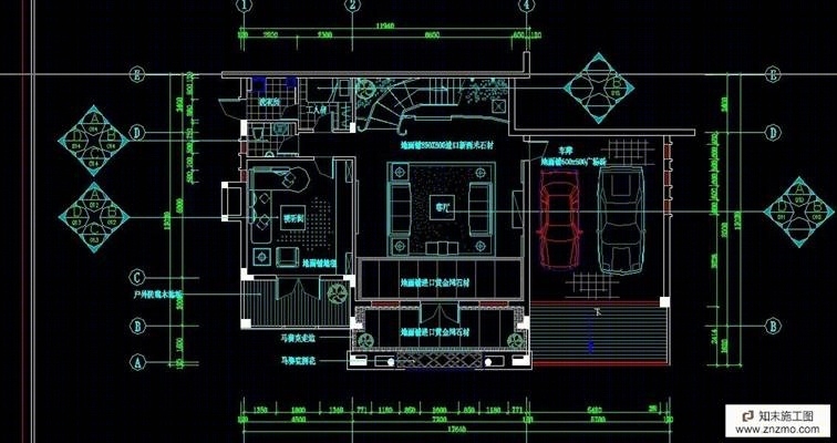 一套很不错的别墅施工图cad施工图下载【ID:36941267】