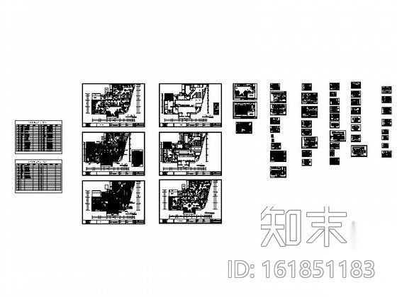 豪华休闲会所装修图cad施工图下载【ID:161851183】